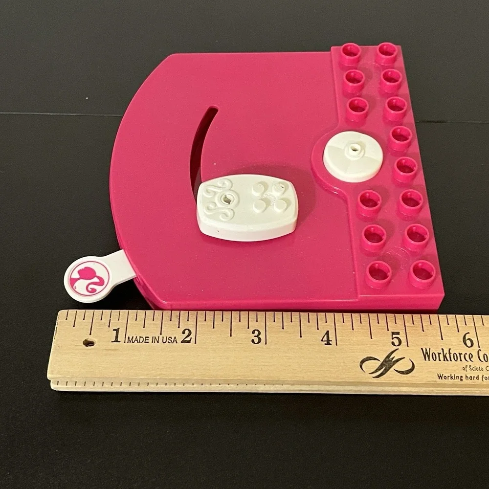 Mega Bloks Barbie Spin Stage Replacement Part Pink White